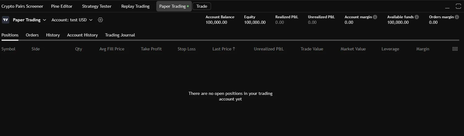 How to make a demo account