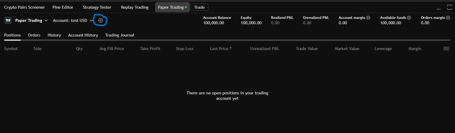How to make a demo account