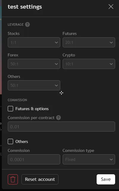 How to make a demo account